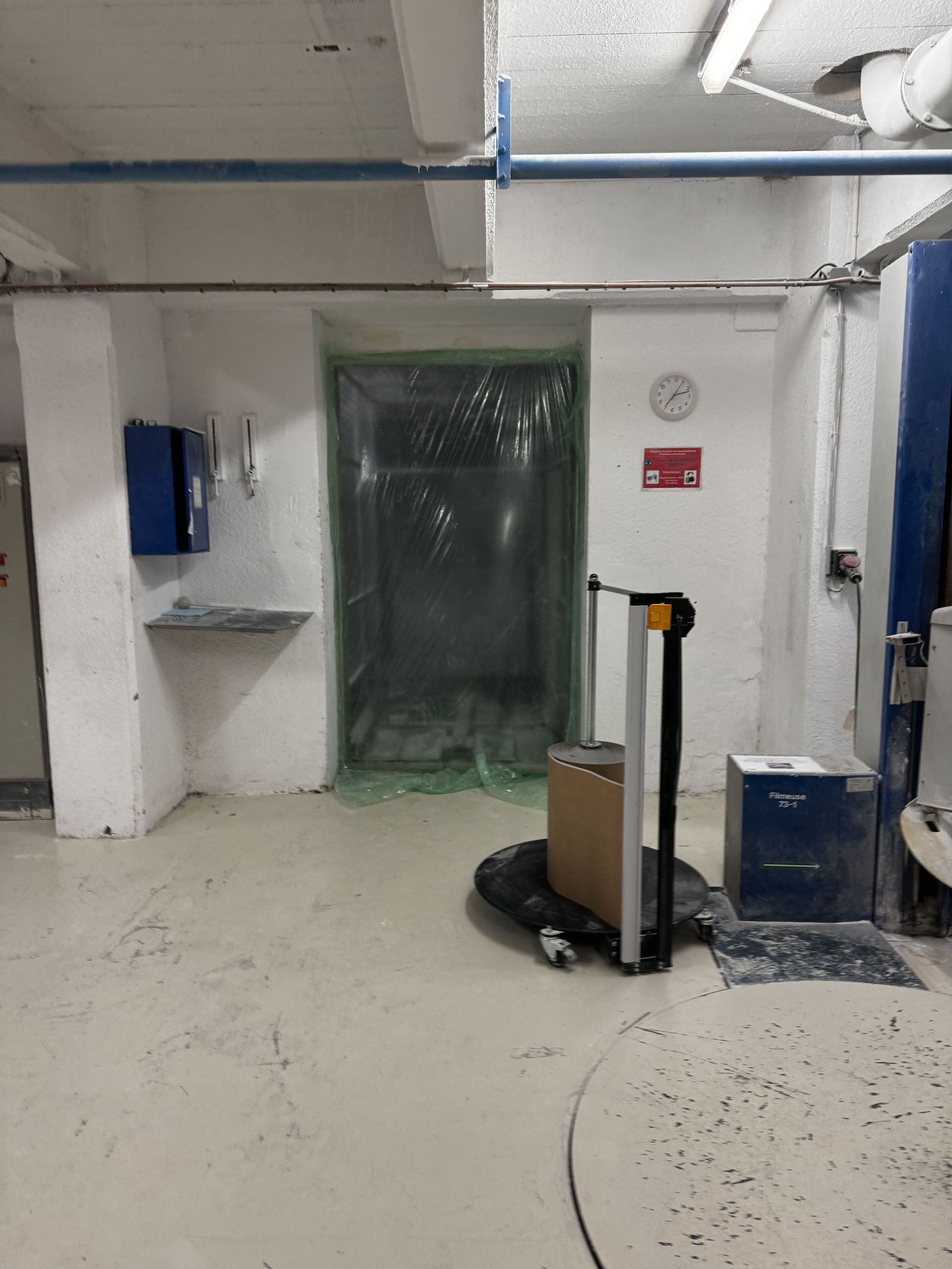 Étanchéité d'une usine avant mise sous gaz